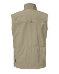 beige ärmellose Jacke von Schöffel