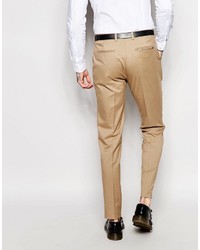 beige Anzughose von Asos