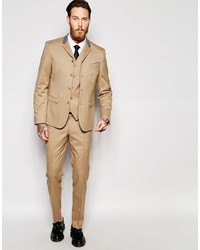 beige Anzughose von Asos