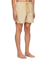 beige Badeshorts von Rhude