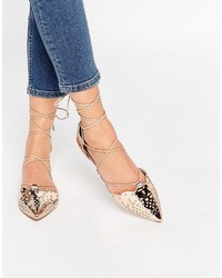 beige Ballerinas von Asos