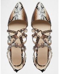 beige Ballerinas von Asos