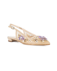 beige Ballerinas von Marchesa