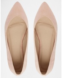 beige Ballerinas von Asos