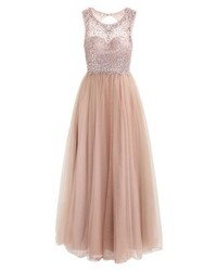 beige Ballkleid von Unique