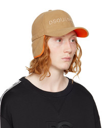 beige Baseballkappe von DSQUARED2