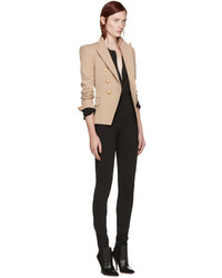 beige Baumwollsakko von Balmain