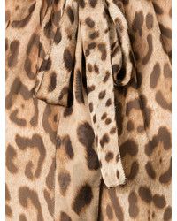 beige bedruckte Bluse von Dolce & Gabbana