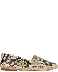 beige bedruckte Espadrilles von Alexandre Birman