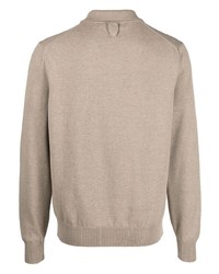 beige bedruckter Polo Pullover von Billionaire