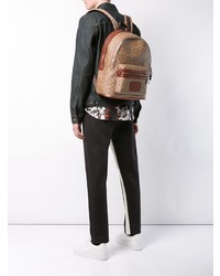 beige bedruckter Rucksack von Coach