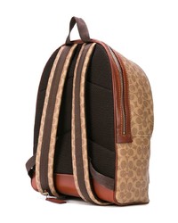 beige bedruckter Rucksack von Coach