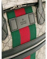 beige bedruckter Rucksack von Gucci