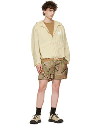 beige bedrucktes Langarmshirt von Our Legacy