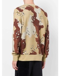 beige bedrucktes Sweatshirt von CHRISTOPHER RAEBURN