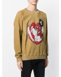 beige bedrucktes Sweatshirt von Vivienne Westwood Anglomania