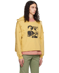 beige bedrucktes Sweatshirt von HEAD OF STATE