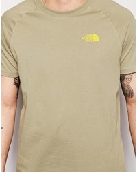 beige bedrucktes T-shirt von The North Face