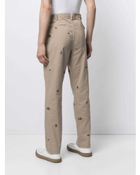 beige bestickte Chinohose von Polo Ralph Lauren