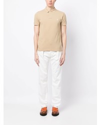 beige besticktes Polohemd von Polo Ralph Lauren