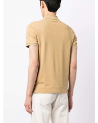 beige besticktes Polohemd von Jacob Cohen