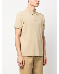 beige besticktes Polohemd von Polo Ralph Lauren