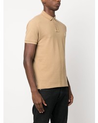 beige besticktes Polohemd von Polo Ralph Lauren