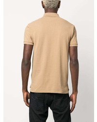 beige besticktes Polohemd von Polo Ralph Lauren