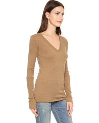 beige Bluse von Enza Costa