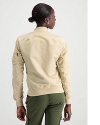 beige Bomberjacke von Alpha Industries