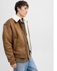 beige Bomberjacke von Jack & Jones