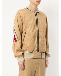 beige Bomberjacke von Facetasm