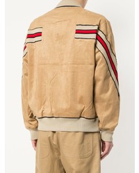 beige Bomberjacke von Facetasm