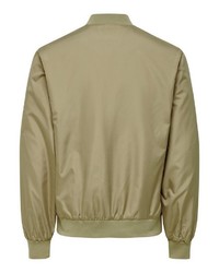 beige Bomberjacke von ONLY & SONS