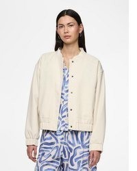 beige Bomberjacke von Pieces