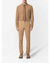 beige Businesshemd von Burberry