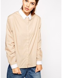 beige Businesshemd von Asos