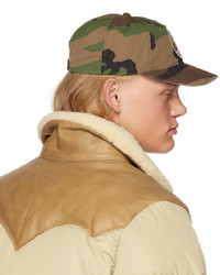 beige Camouflage Baseballkappe von RRL