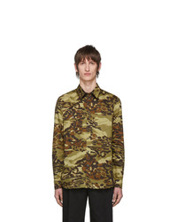 beige Camouflage Langarmhemd von Givenchy