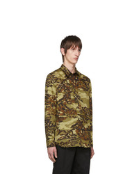 beige Camouflage Langarmhemd von Givenchy