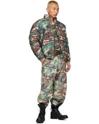 beige Camouflage Langarmshirt von ERL