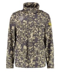 beige Camouflage Militärjacke von YOURTURN