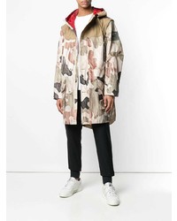 beige Camouflage Parka von Woolrich