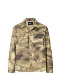 beige Camouflage Shirtjacke von Blood Brother