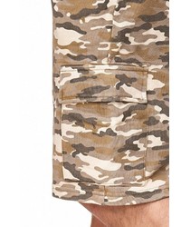 beige Camouflage Shorts von INDICODE