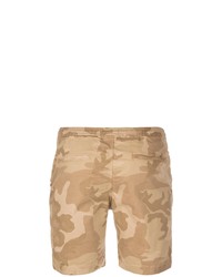 beige Camouflage Shorts von Urban Classics