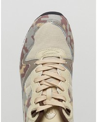 beige Camouflage Turnschuhe von Diadora