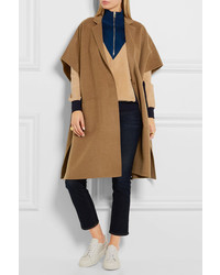 beige Cape Mantel von Tibi