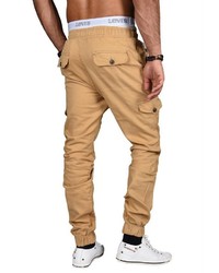 beige Cargohose von Alessandro Salvarini