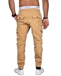 beige Cargohose von Alessandro Salvarini